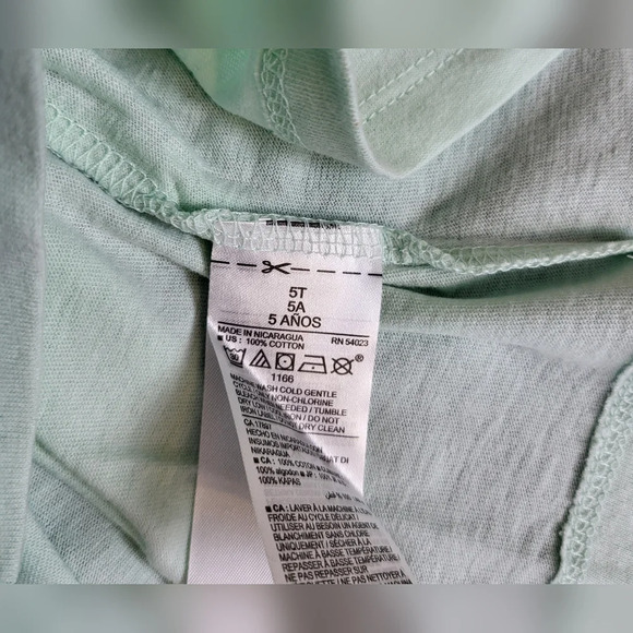 Old‎ Navy Boys Toddler Mint Green Gray Sleeveless Muscle Pocket Tank 5T/5A New - Picture 5 of 5